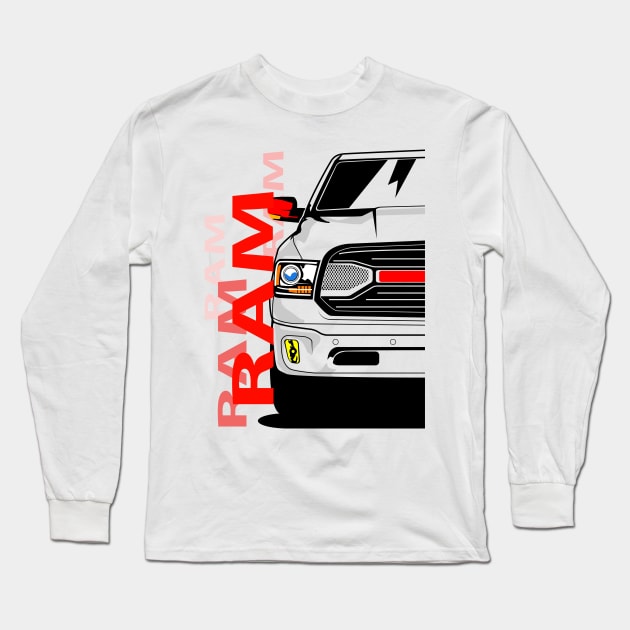 RAM 1500 Long Sleeve T-Shirt by BlueRoller